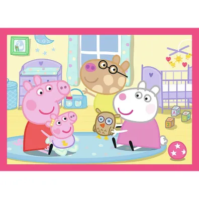 Puzzle 4w1 - Peppa uwielbia przygody (12+15+20+24 el.) Trefl