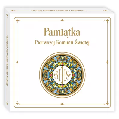 Zielona Sowa Pami�tka Pierwszej Komunii �wi�tej (kwadrat)