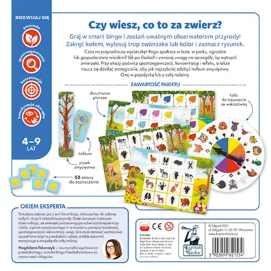 Na tropie zwierz�t. Smart bingo Edgard