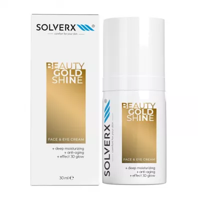 Solverx Beauty Gold Shine Krem do twarzy i pod oczy 30 ml