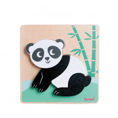 Ukadanka drewniana zwierztka Panda iWood
