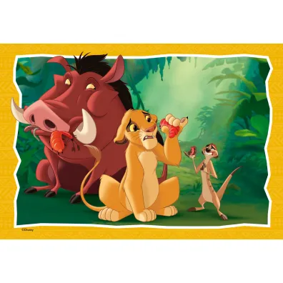 Puzzle dla dzieci 2x24 el. Kr�l Lew Ravensburger