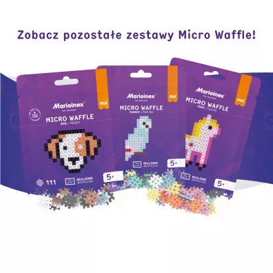 Klocki micro waffle 150 element�w Rakieta