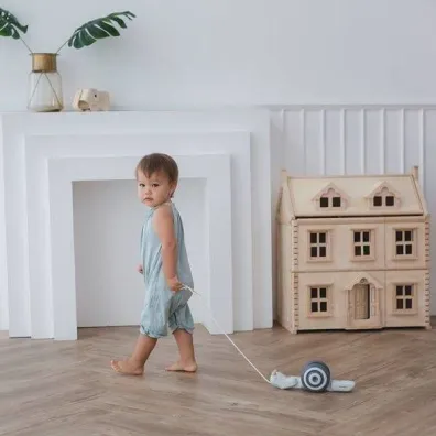 �limak do ci�gni�cia odcienie szaro�ci Plan Toys