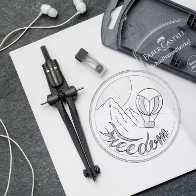 Faber-Castell Cyrkiel Stream Blackstone