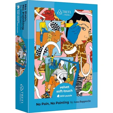 Puzzle 500 el. No Pain, No Painting Trefl