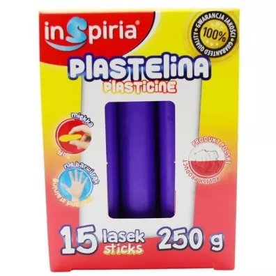 InSpiria Plastelina fioletowa 250g
