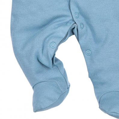 Nini Pajac niemowlęcy z bawełny organicznej dla chłopca 6 miesięcy, rozmiar 68