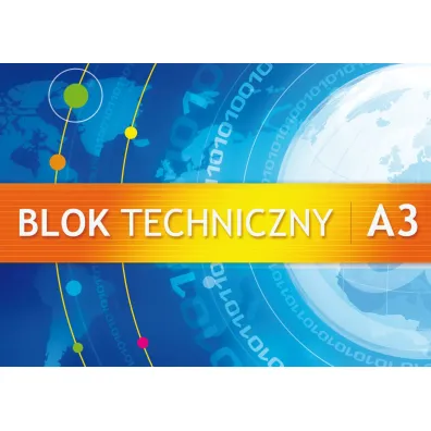 Kreska Blok techniczny A3 250g bia�y 10 kartek 10szt/opak