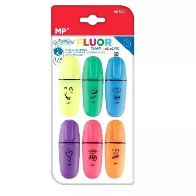 Mp Main Paper Zakre�lacz fluorescencyjny mini 6 szt.