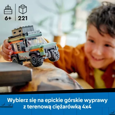 LEGO City G�rska ci�ar�wka terenowa 4x4 60447