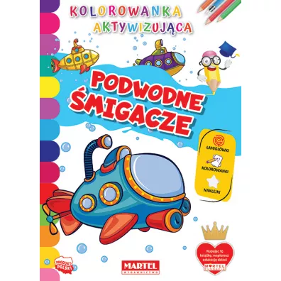 Podwodne migacze. Kolorowanka aktywizujca