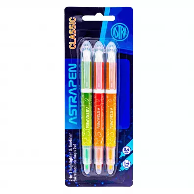 Zakre�lacz i cienkopis 2w1 Astrapen 3 kolory