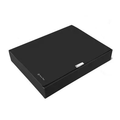 Panta Plast Teczka A4 box neon 55 mm czarna
