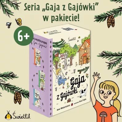 Pakiet Gaja z Gajwki. Tomy 1-3: Chatka w sercu lasu, Zagadka opuszczonej wsi, Wakacyjna misja
