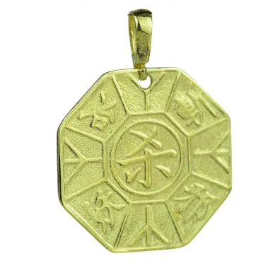 Sotis Amulet Bagua Ag925 + Au 24kar, 6,5g