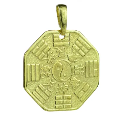 Sotis Amulet Bagua Ag925 + Au 24kar, 6,5g