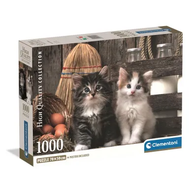 Puzzle 1000 el. Lovely Kittens Clementoni