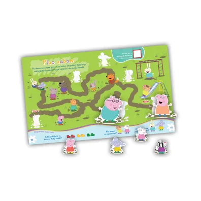 Peppa Pig. Zadanie Przyklejanie. Zabawy na ka�d� pogod�