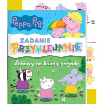 Peppa Pig. Zadanie Przyklejanie. Zabawy na ka�d� pogod�