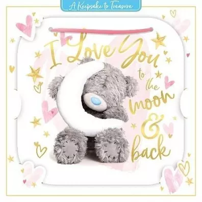 Carte Blanche Kartka okoliczno�ciowa I love you to the moon&back
