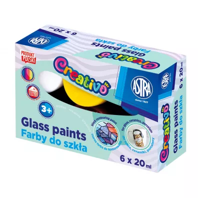 Farby do szka Astra Creativo 6x20 ml