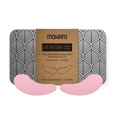 Mohani Wielorazowe p�atki silikonowe pod oczy Pink 2 szt.