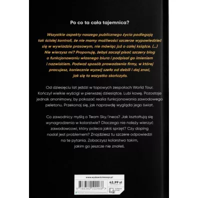 Anonimowy kolarz. Prawdziwe �ycie w zawodowym peletonie