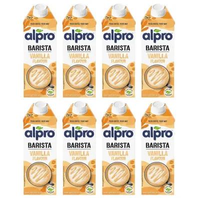 Alpro Barista nap�j owsiano-sojowy waniliowy zestaw 8 x 750 ml