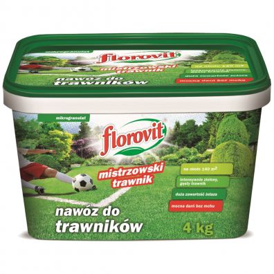 Florovit Nawóz do trawników zwalczający mech Mistrzowski trawnik 4 kg