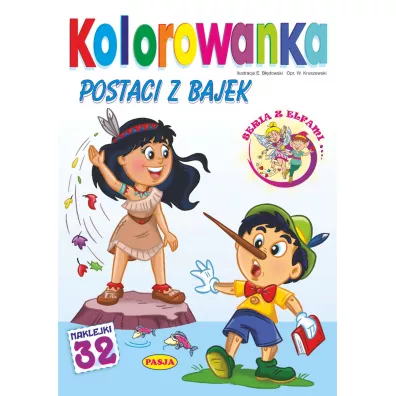 Postaci z bajek. Kolorowanka - Ernest B��dowski, W�odzimierz Kruszewski