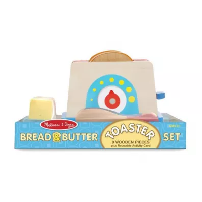 MELISSA Drewniany toster chleb i maso 19344 Melissa & Doug