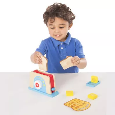 MELISSA Drewniany toster chleb i maso 19344 Melissa & Doug