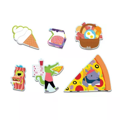 Puzzle sensoryczne z elementami zapachowymi Festiwal smakw 60 el. 4+ Mudpuppy