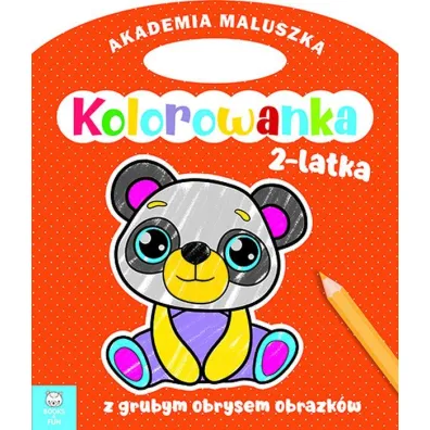 Panda. Akademia maluszka. Kolorowanka 2-latka