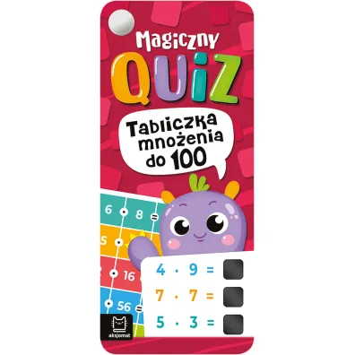 Magiczny quiz. Tabliczka mno�enia do 100. Z nitem