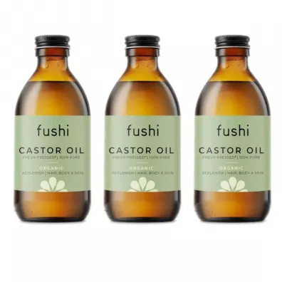 Fushi Ekologiczny Olej Rycynowy Zestaw 3 x 250 ml
