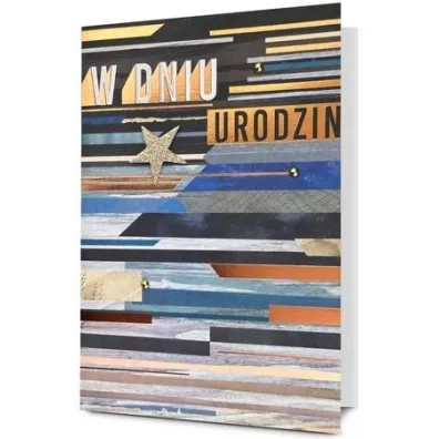 Karnet okazjonalny B6 z kopert� Urodziny M�czyzna PAN DRAGON HM200-3455