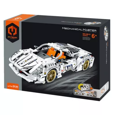 Klocki  super auto bia�e 437 elementy