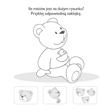Malowanie-doklejanie. Proste zadania