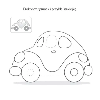 Malowanie-doklejanie. Proste zadania