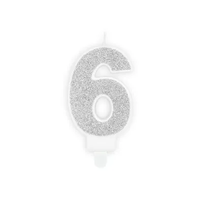 PartyDeco �wieczka urodzinowa 6 7cm
