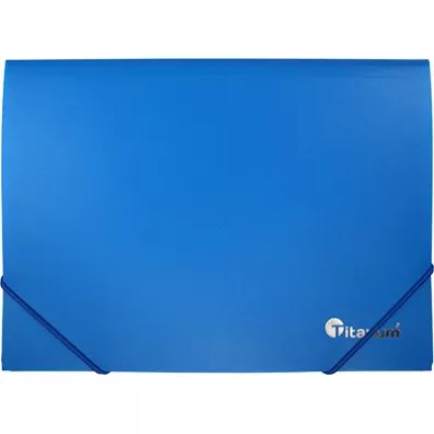 Titanum Teczka PP A5 z gumk� niebieska