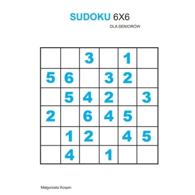 Sudoku 6x6 dla senior�w