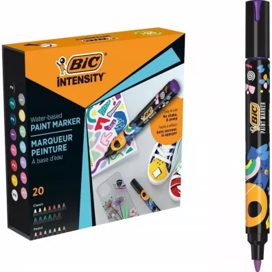 Bic Markery akrylowe Intensity Classic pastel 20 szt.