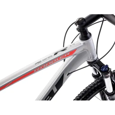 Romet Rower g�rski RAMBLER R7.4 2024 srebrno-czerwono-grafitowy 18 M