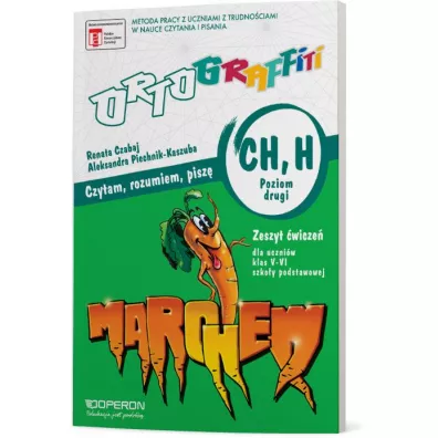 Ortograffiti. CH-H. Poziom 2. Zeszyt �wicze�. Szko�a podstawowa - Renata Czabaj