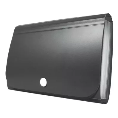 Tetis Mini organizer harmonijkowy PP zatrzask czarny