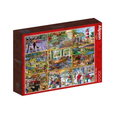 Puzzle 1000 el. Wszystkie pory roku Alipson