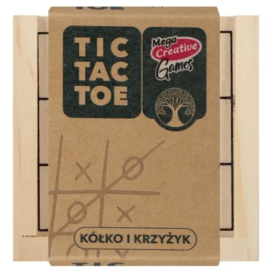 Gra K�ko i Krzy�yk drewniane kostka Wood MEGA CREATIVE 552136